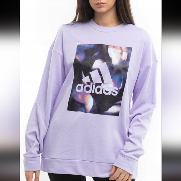 Adidas | Women's Sports Oversized Sweatshirt - Picture 1 of 9